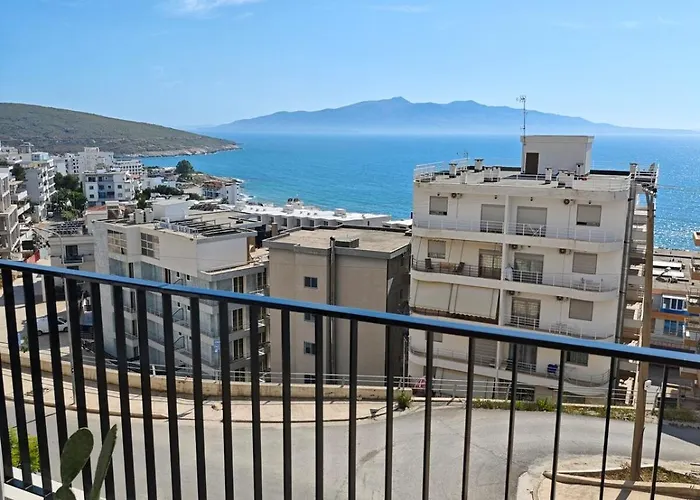 公寓 Palm&lemon Sea View & Free Parking Sarandë