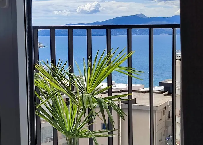 Palm&lemon Sea View & Free Parking 公寓 Sarandë